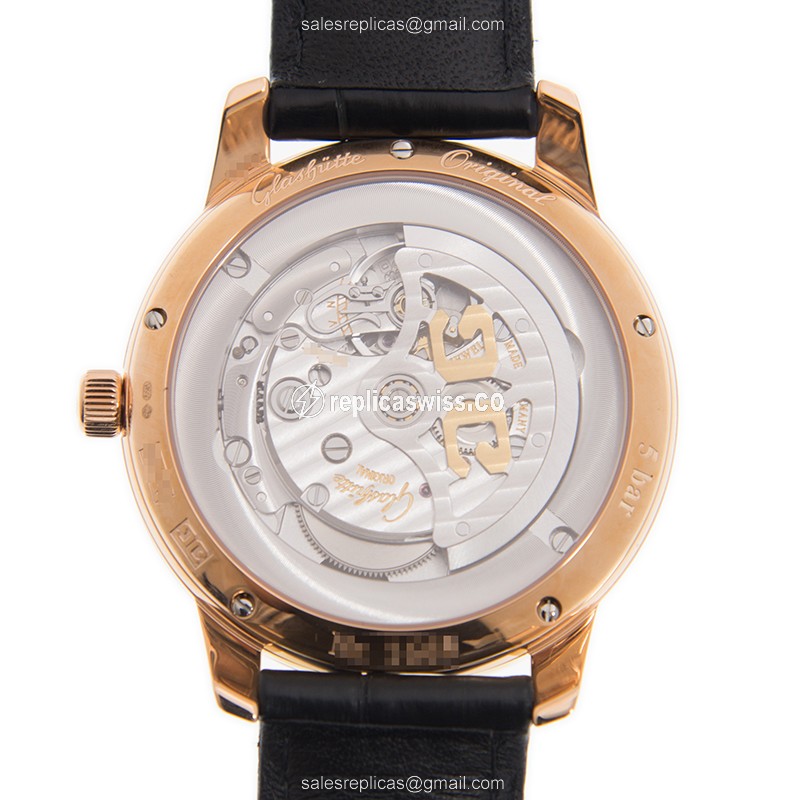 Glashutte 1-39-59-01-05-04 SENATOR MANUAL WINDING SKELETONIZED Automatic 18kt Rose Gold