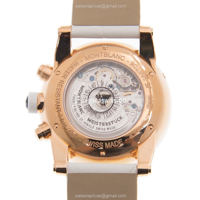 Mont Blanc 104669 TIMEWALKER Automatic 18kt Rose Gold