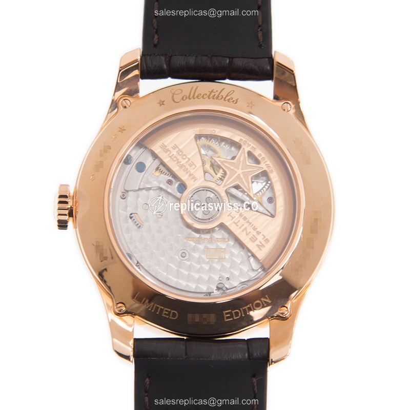 Zenith 22.2192.4041/01.C498 COMMANDER Automatic 18kt Rose Gold & Diamonds