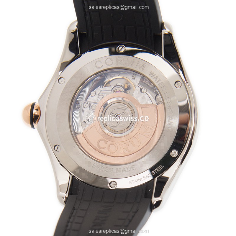 Corum 395.100.24/0002 OT01 BUBBLE Automatic 18kt Rose Gold & Steel