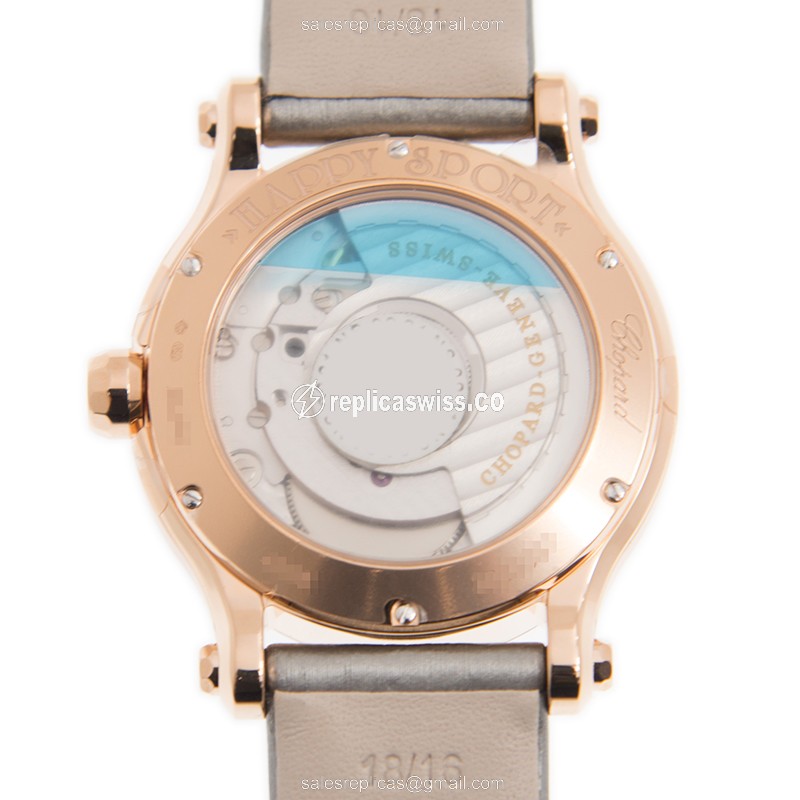 Chopard 274808-5012 HAPPY SPORT Automatic 18kt Rose Gold