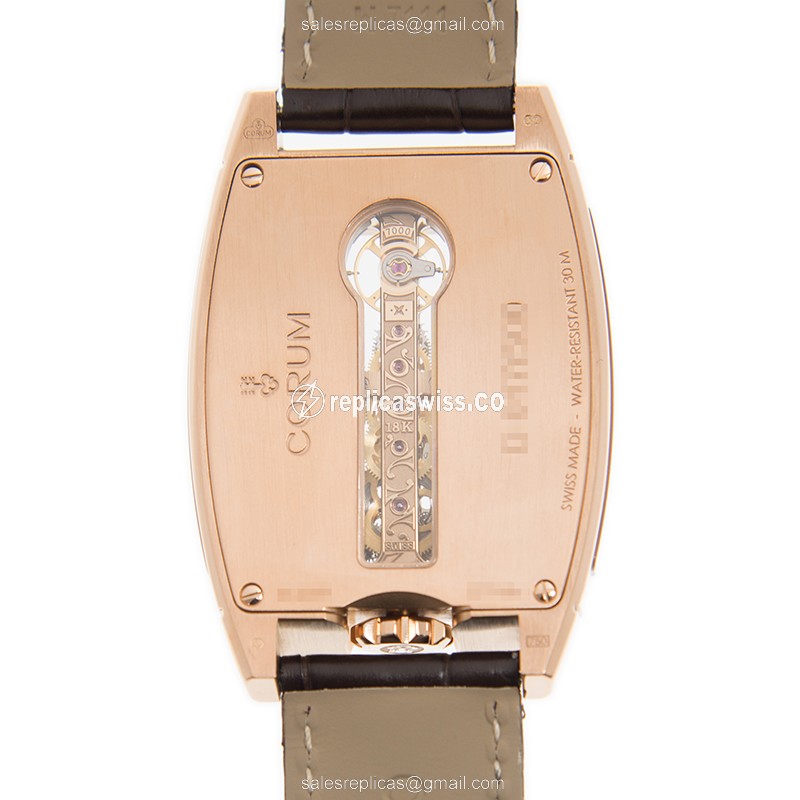 Corum 113.150.55/0002 FK02 GOLDEN BRIDGE Manual Wind 18kt Rose Gold