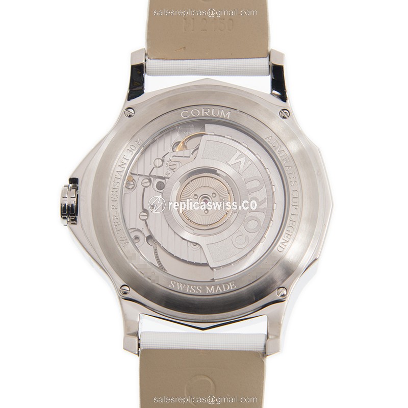 Corum 384.101.47/0F49 AA01 ADMIRALS CUP Automatic 18kt White Gold & Diamond