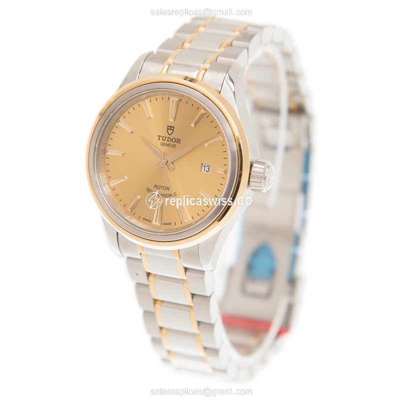 Tudor 12103-65013-CH STYLE Automatic 18kt Gold & Steel
