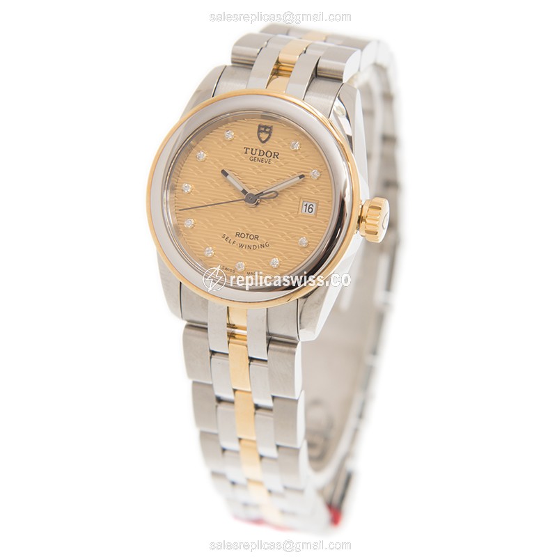 Tudor 51003-68013-10DI-CHCL GLAMOUR DATE Automatic Stainless Steel