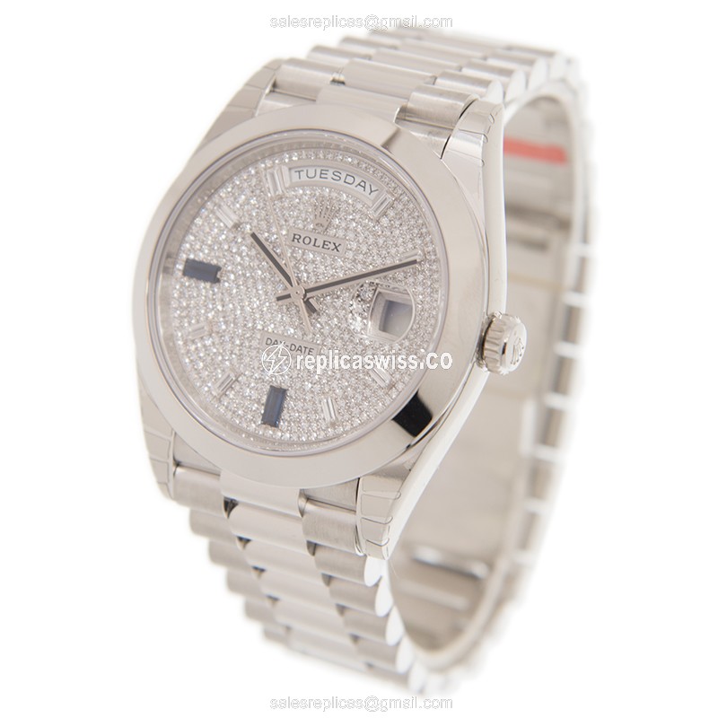 Rolex 228206 Z.B2SA DAY-DATE Automatic 18kt White Gold