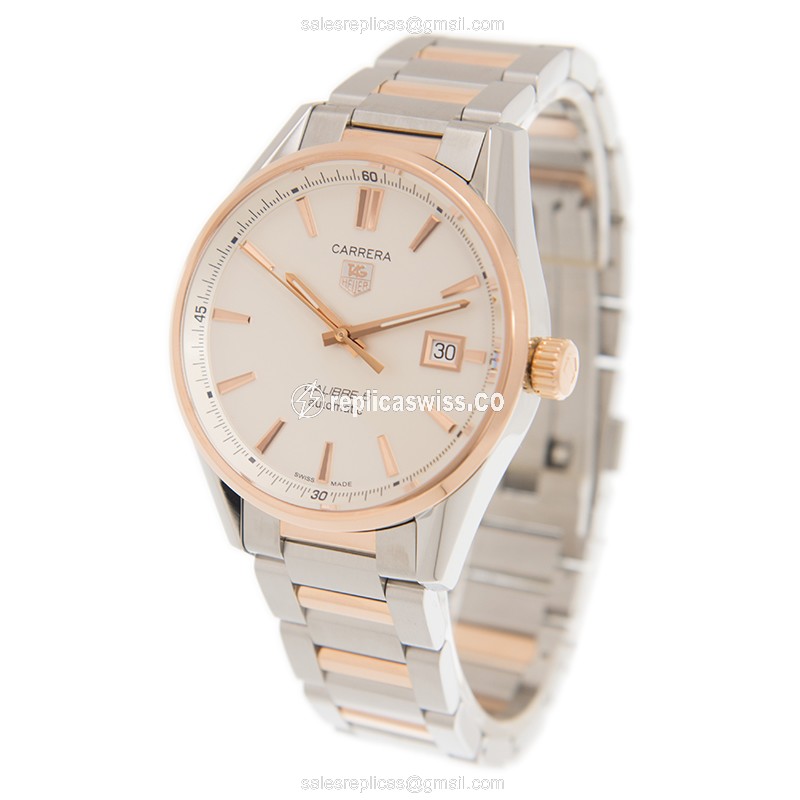 Tag Heuer WAR215D-BD0784 TAG HEUER CARRERA Automatic 18kt Rose Gold & Steel