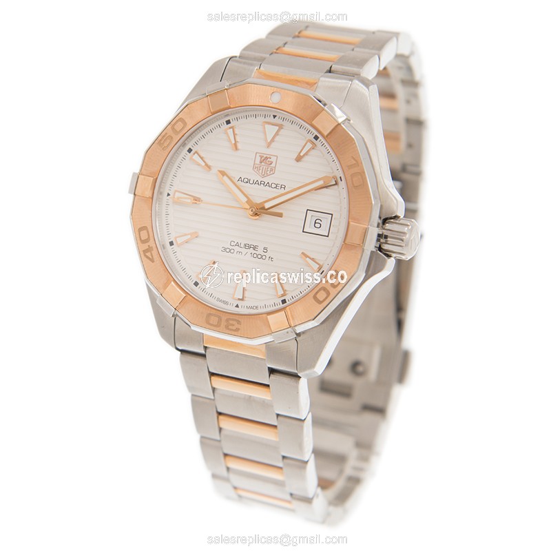 Tag Heuer WAY2150-BD0911 AQUARACER Automatic 18kt Rose Gold & Steel