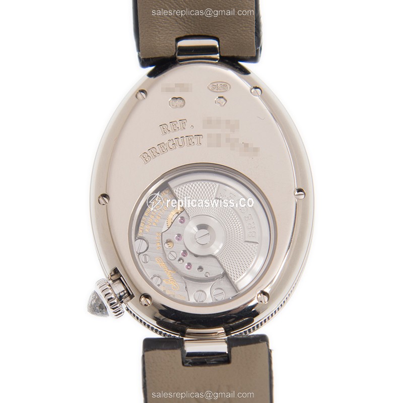 Breguet 8928BB/5W/944/DD0D REINE DE NAPLES Automatic 18kt White Gold & Diamond