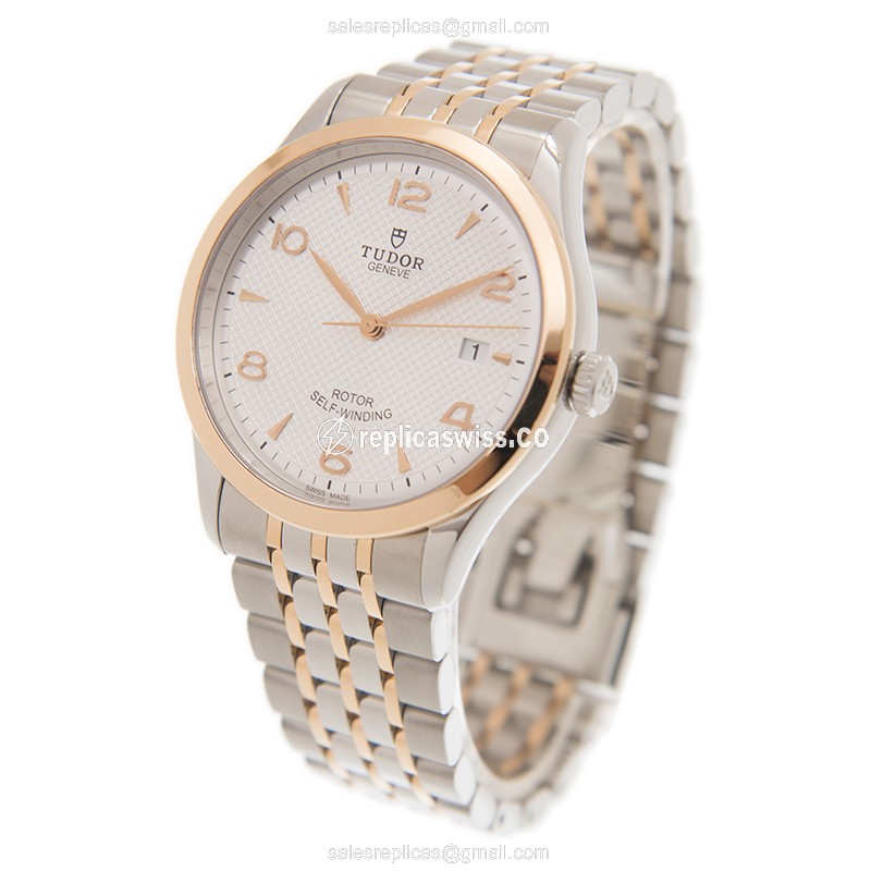 Tudor 91551SVAR 1926 Automatic 18kt Rose Gold & Steel