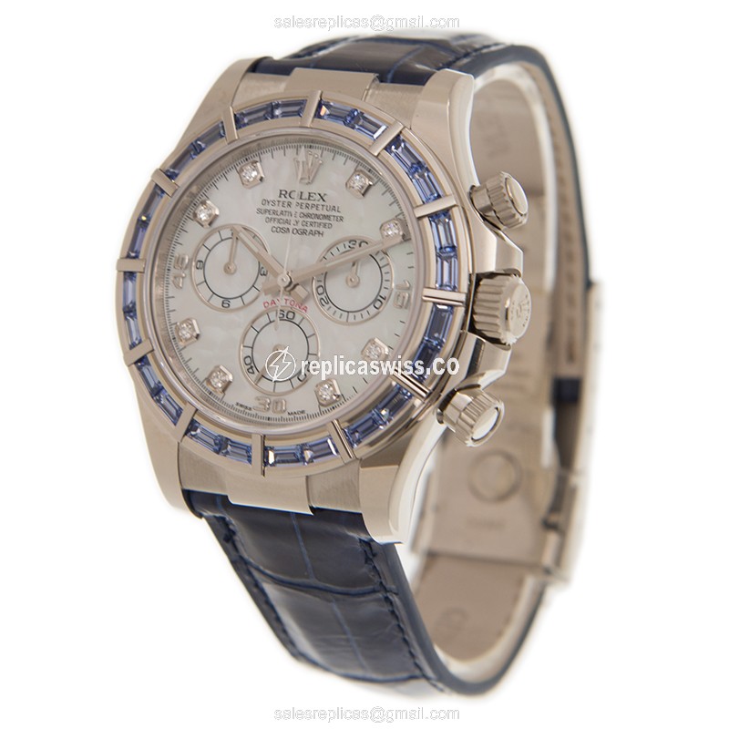 Rolex 116589SACI-NG DAYTONA Automatic 18kt White Gold & Sapphire