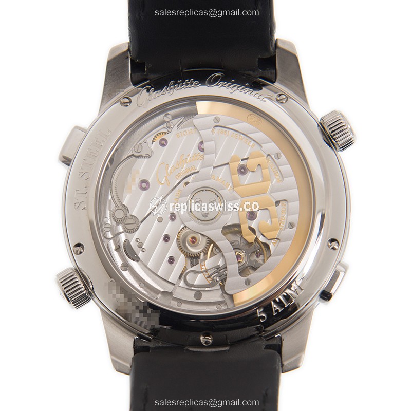 Glashutte 100-13-02-02-04 SENATOR MANUAL WINDING SKELETONIZED Automatic Stainless Steel