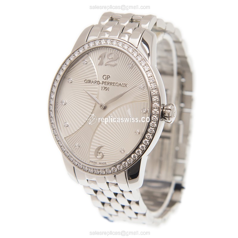 Girard Perregaux 80493D11A161-11A CATS EYE Automatic Stainless Steel & Diamonds