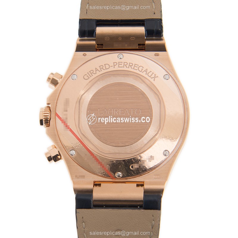 Girard Perregaux 81040-52-432-BB4A LAUREATO Automatic 18kt Rose Gold