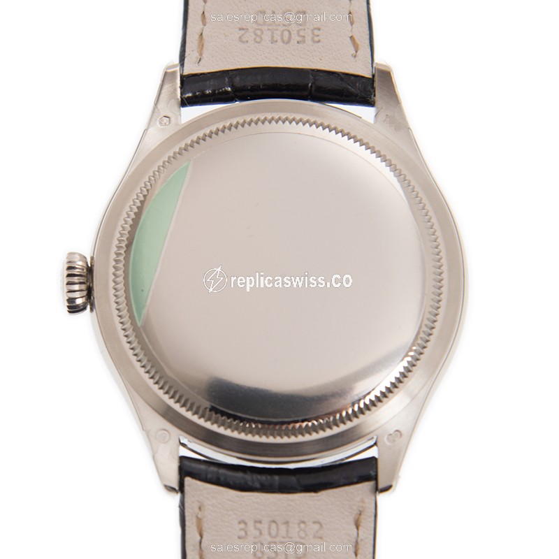 Rolex 50609RBR CELLINI SERIES Automatic 18kt White Gold & Diamond