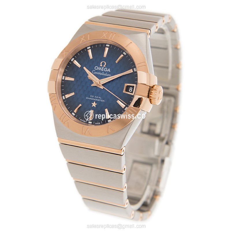 Omega 123.20.38.21.03.001 CONSTELLATION Automatic 18kt Rose Gold & Steel