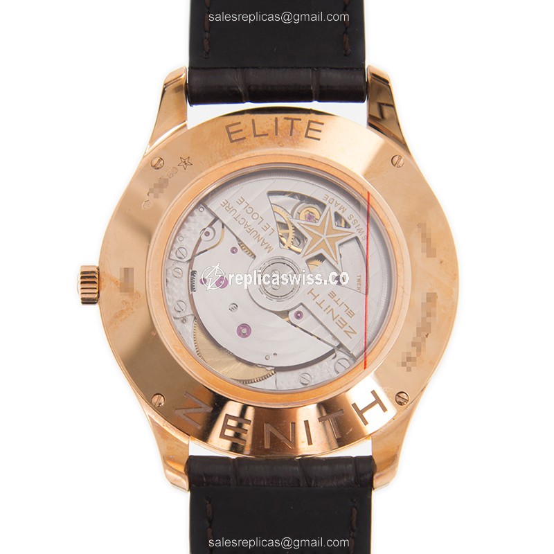 Zenith 18.2020.670/22.C498 COMMANDER Automatic 18kt Rose Gold