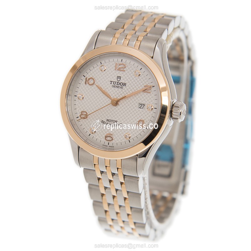 Tudor 91351-67011-6DI-SV 1926 Automatic 18kt Rose Gold & Steel