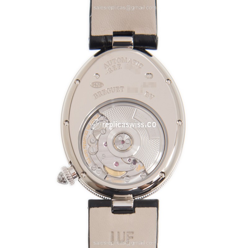Breguet 8918BB/58/964/D00D REINE DE NAPLES Automatic 18kt White Gold & Diamond