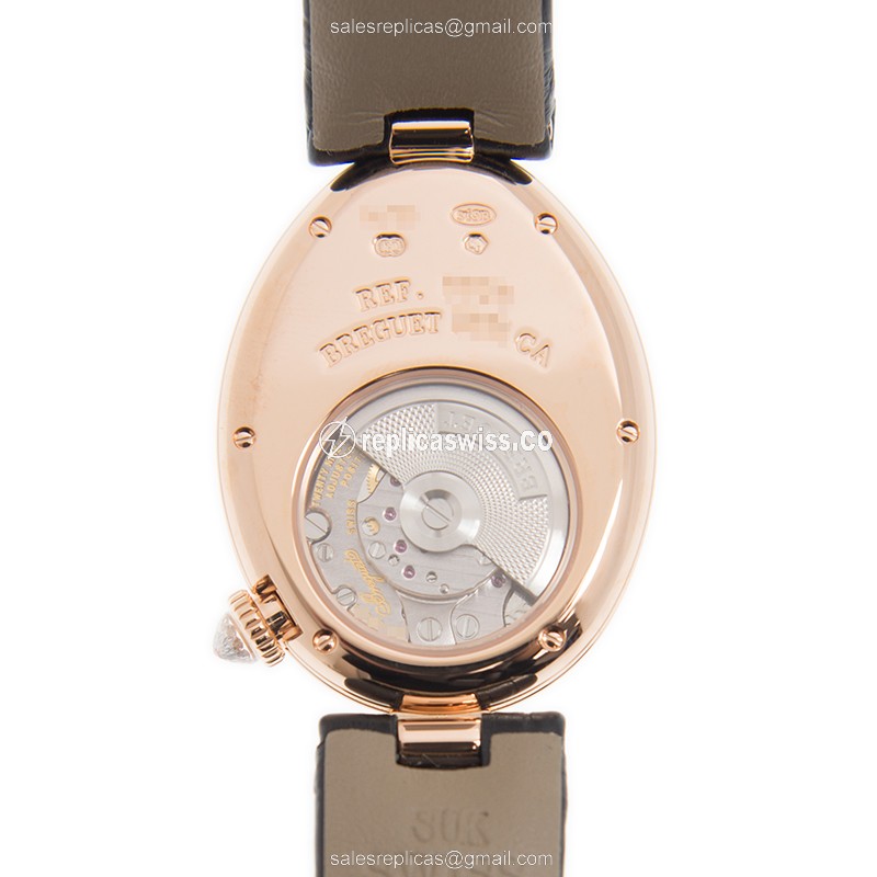 Breguet 8928BR/5W/944/DD0D REINE DE NAPLES Automatic 18kt Rose Gold & Diamonds