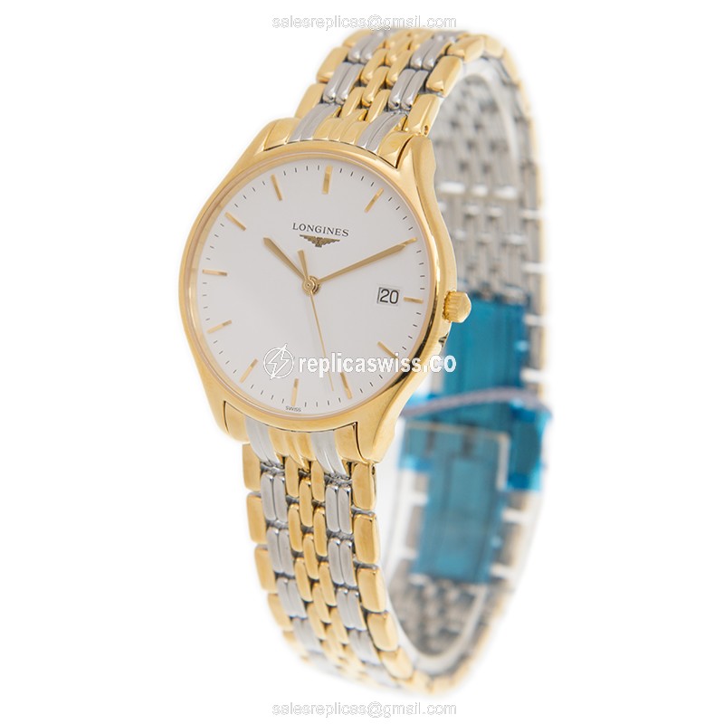 Longines L4.359.2.12.7 LONGINES LYRE Quartz Gold-Plated & Stainless Steel