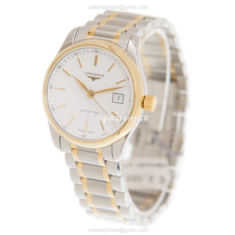 Longines L2.257.5.12.7 MASTER Automatic 18kt Gold & Steel