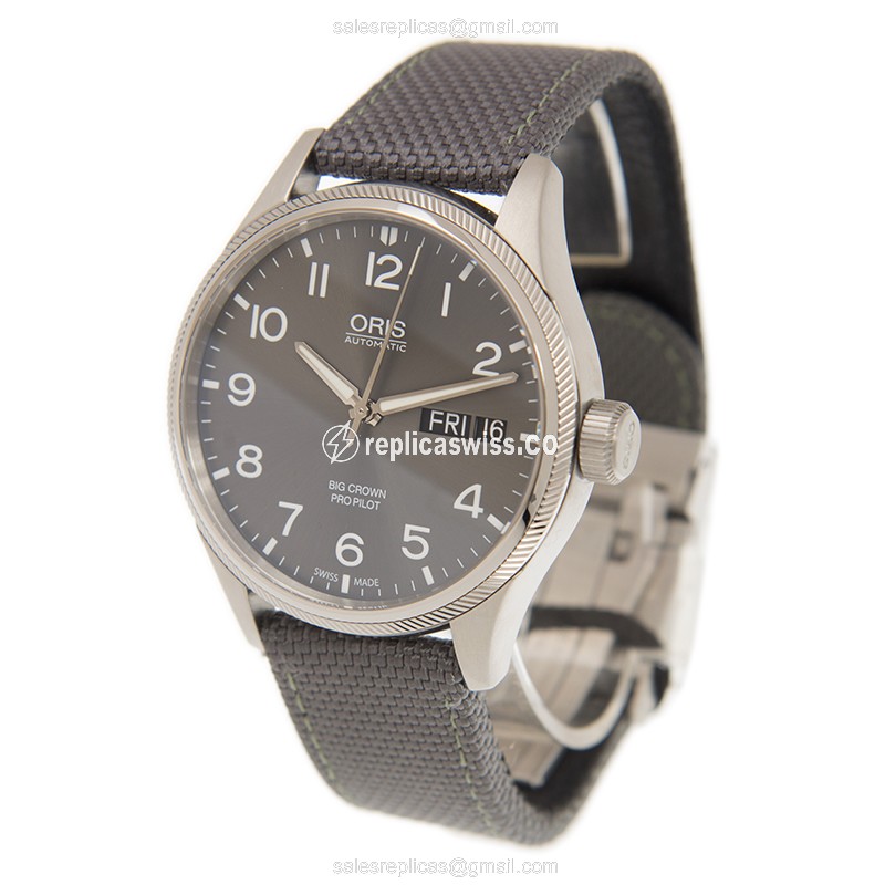 Oris 752 7698 4063 (5 22 17 FC) BIG CROWN PROPILOT Automatic Stainless Steel