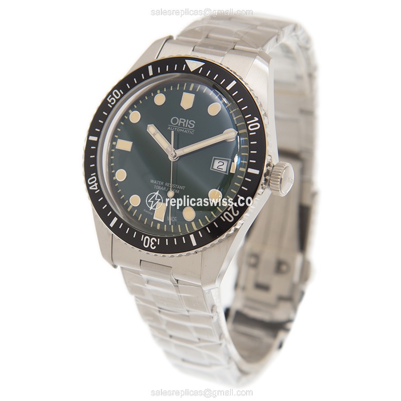 Oris 01 733 7720 4057-07 8 21 18 DIVERS Automatic Stainless Steel