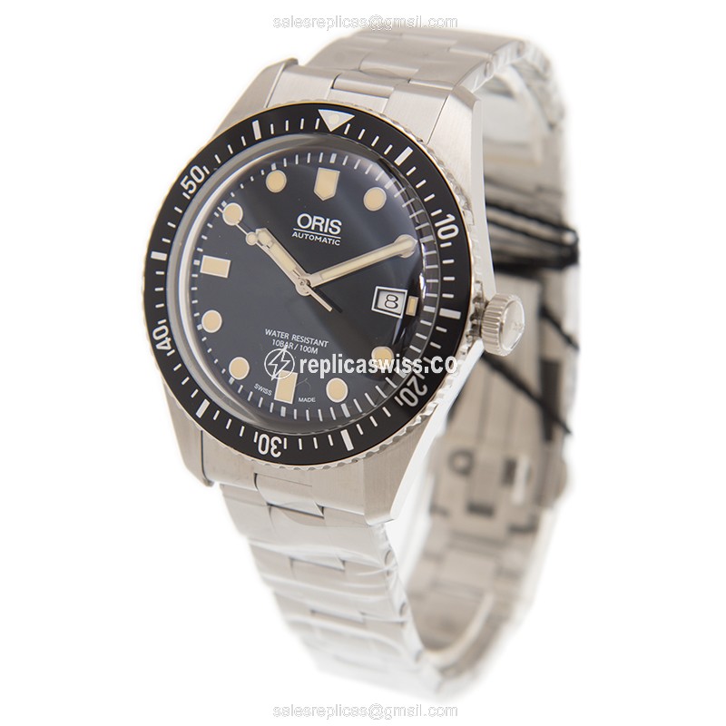 Oris 01 733 7720 4054-07 8 21 18 DIVERS Automatic Stainless Steel