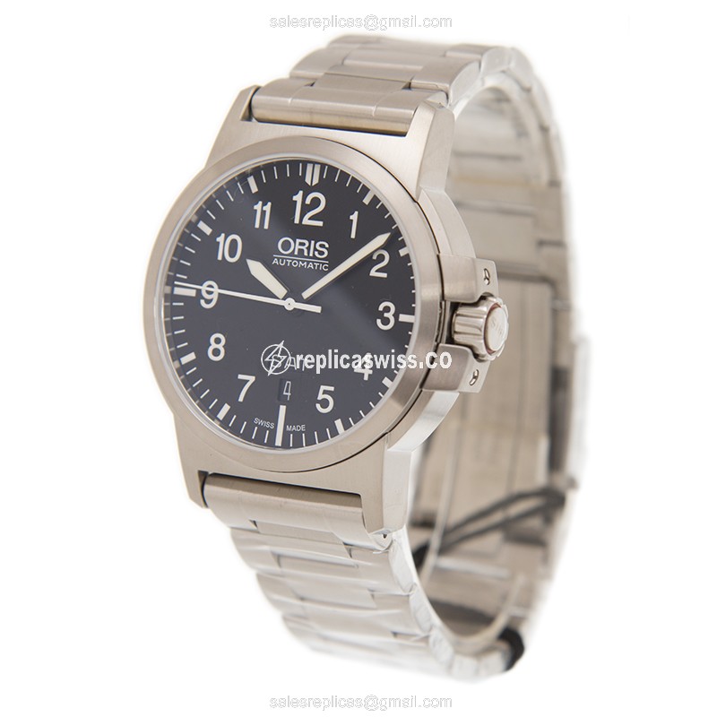 Oris 735 7641 4164 (8 22 03) AVIATION Automatic Stainless Steel