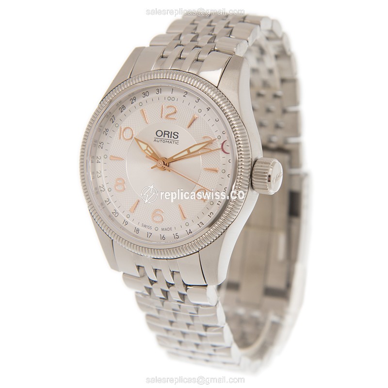 Oris 754 7679 4031 (8 20 30) AVIATION Automatic Stainless Steel