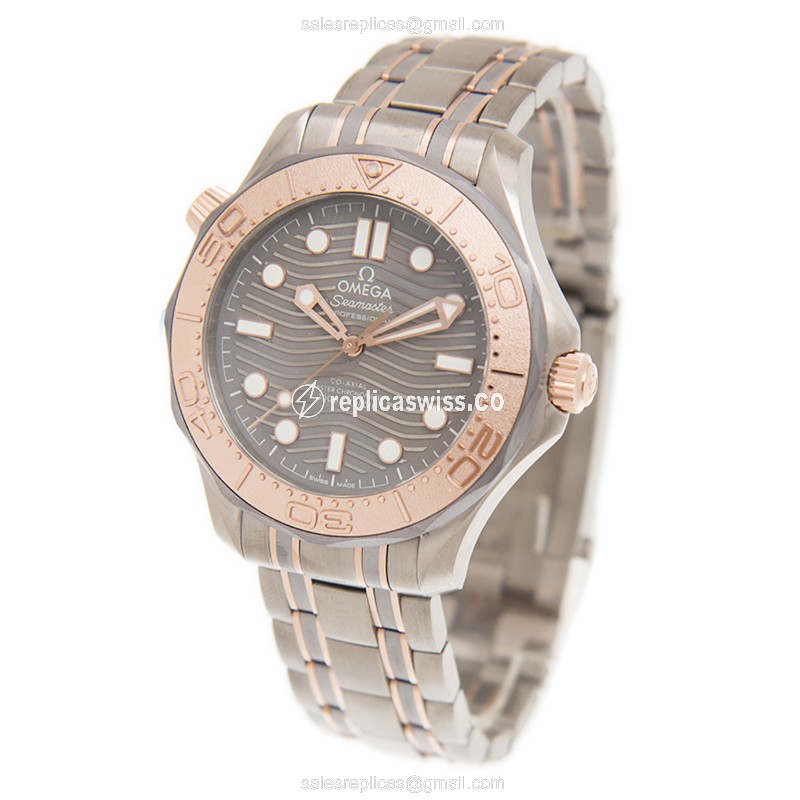 Omega 210.60.42.20.99.001 SEAMASTER Automatic Titanium & 18kt Rose Gold
