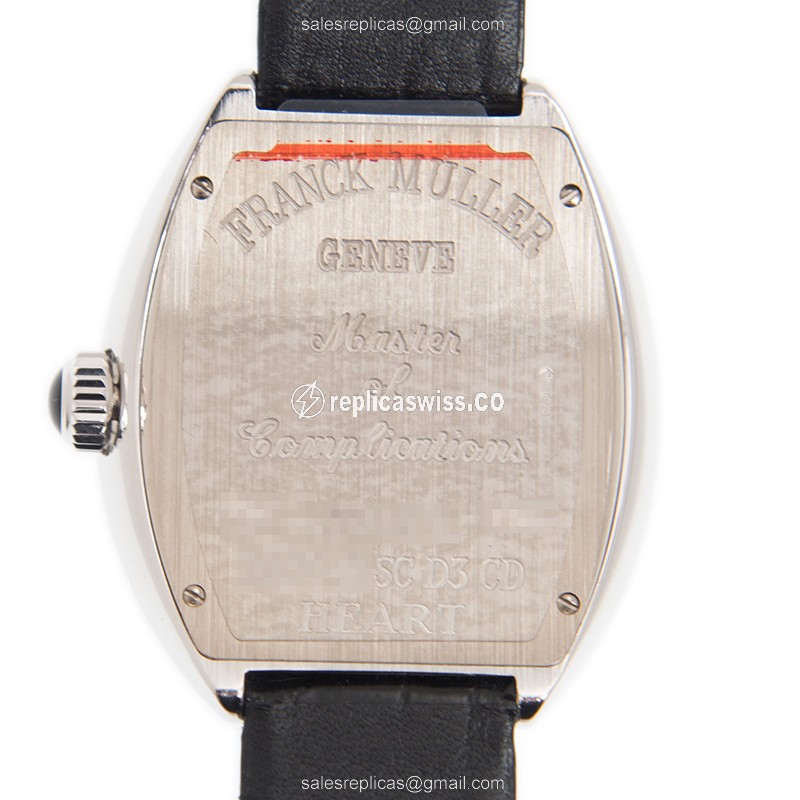Franck Muller 5000H SC D3 CD (OG) LADIES COLLECTION Quartz 18kt White Gold & Diamond