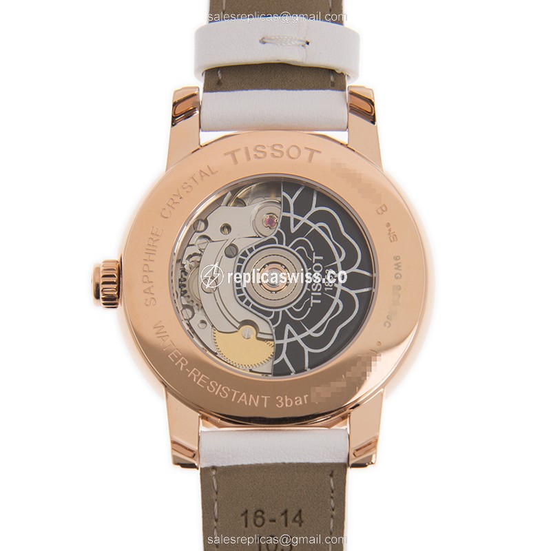 Tissot T050.207.37.017.05 LADY HEART Automatic Gold-Plated & Stainless Steel