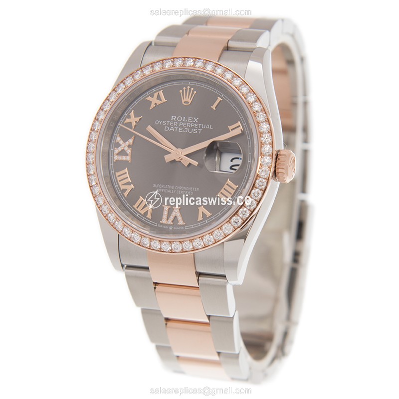Rolex 126281RBR-0012 DATEJUST Automatic 18kt Rose Magic & Diamond