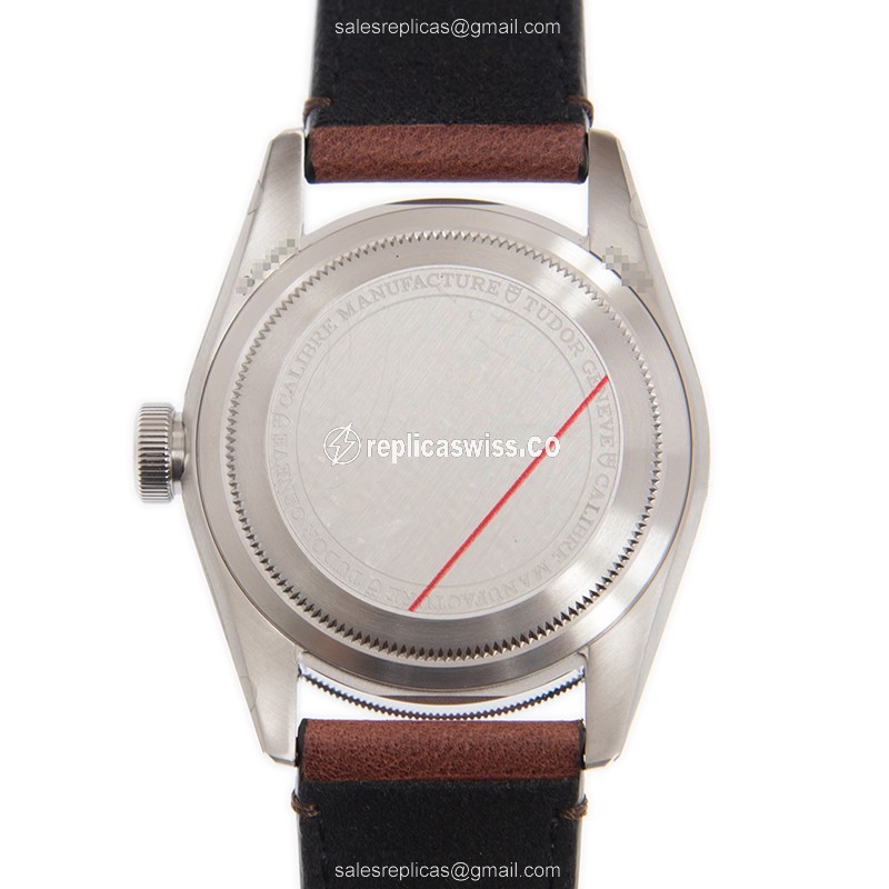 Tudor 79830RB-LEATHER STRAP HERITAGE BLACK BAY Automatic Stainless Steel
