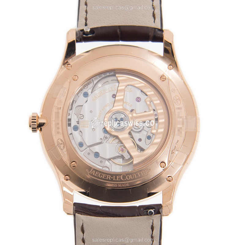 Jaeger-Lecoultre Q1232501 MASTER ULTRA THIN Automatic 18kt Rose Gold & Diamonds