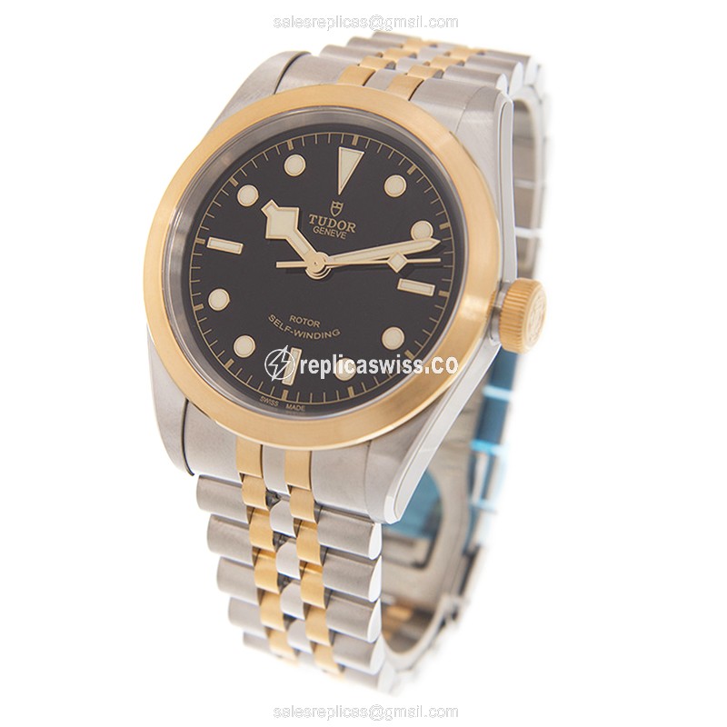 Tudor 79543BK BLACK BAY Automatic Gold & Steel