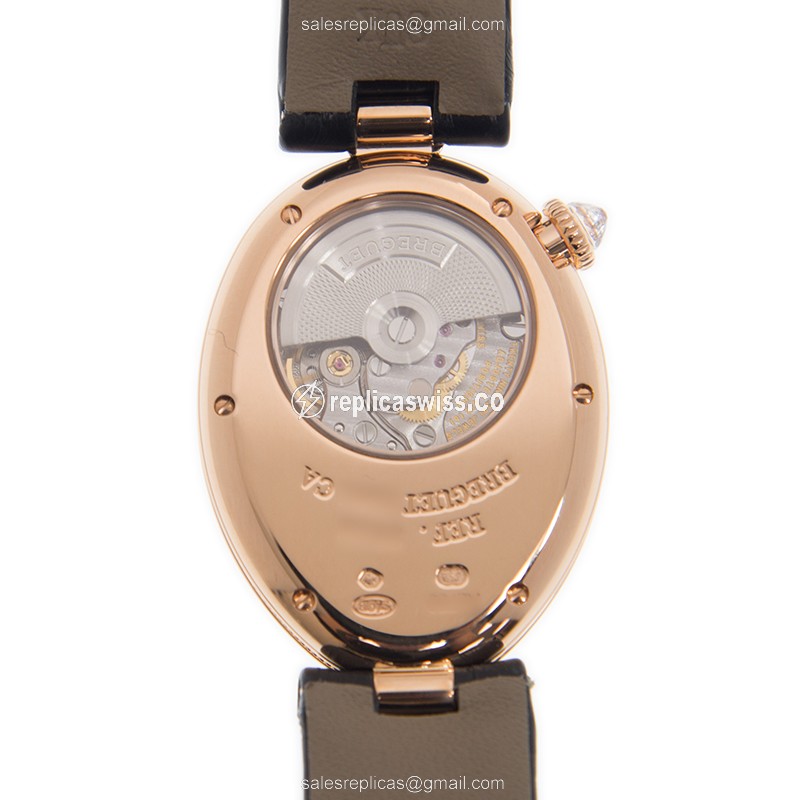 Breguet 8928BR/8D/944/DD0D REINE DE NAPLES Automatic 18kt Rose Gold & Diamonds