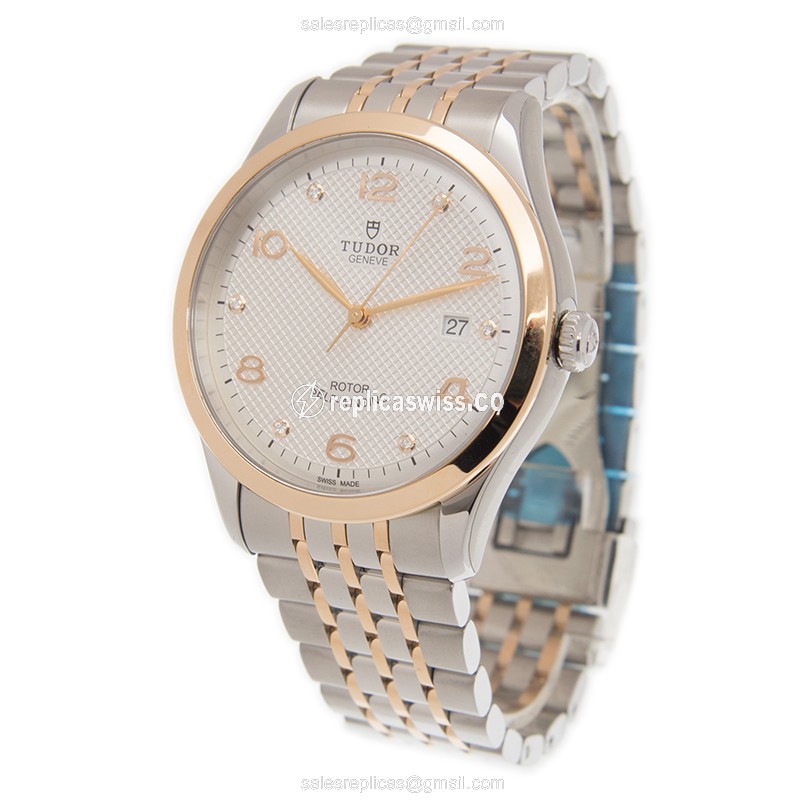 Tudor 91651-67071-6DI-SV 1926 Automatic 18kt Rose Gold & Steel