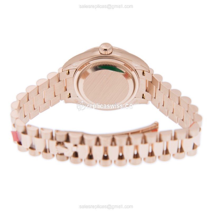 Rolex 279135RBR-0017 LADY DATEJUST Automatic 18kt Rose Gold & Diamonds