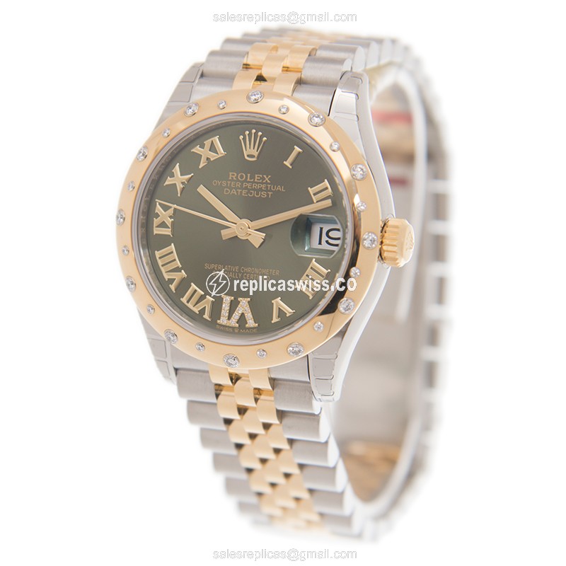 Rolex 278343RBR-0016 DATEJUST Automatic 18kt Gold & Diamond & Steel