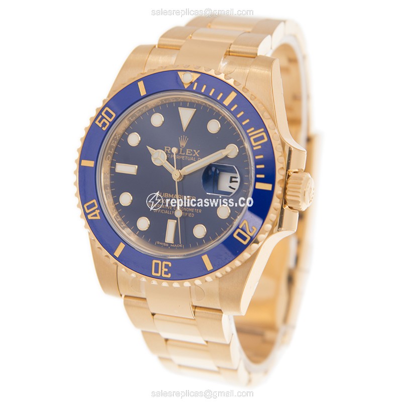 Rolex 116618LN-0003 SUBMARINER Automatic 18kt Yellow Gold