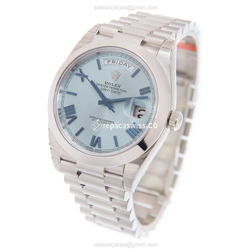 Rolex 228206ICEBLRN DAY-DATE Automatic 950 Platinum