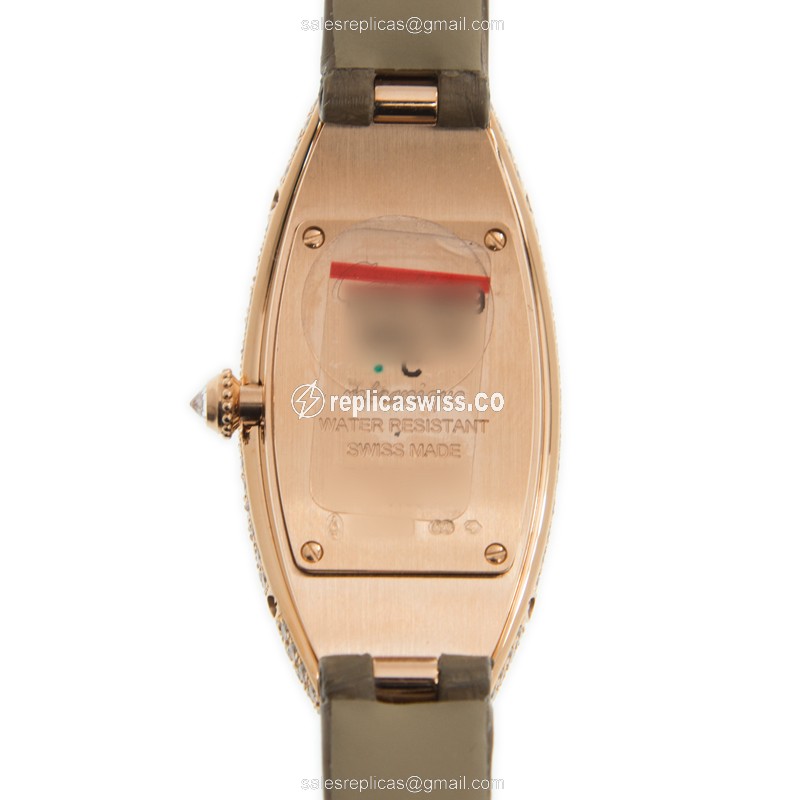 Cartier WJBA0006 BAIGNOIRE Automatic 18kt Rose Gold & Diamonds