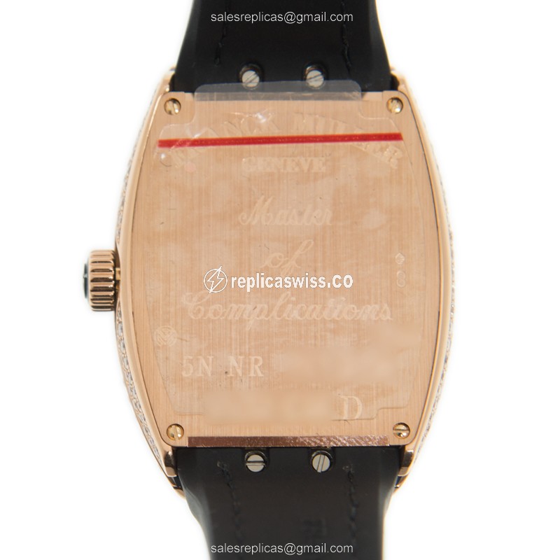 Franck Muller V 32 CH D (5N.NR) VANGUARD Automatic 18kt Rose Gold & Steel