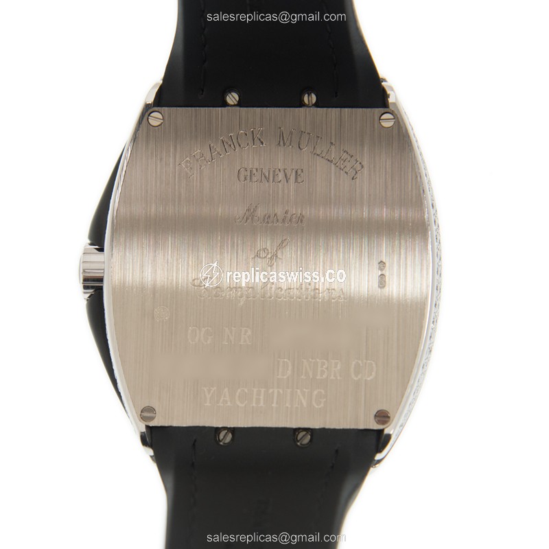 Franck Muller V 45 SC DT D NBR CD YACHTING (OG.NR) VANGUARD Automatic 18kt White Gold & Diamond