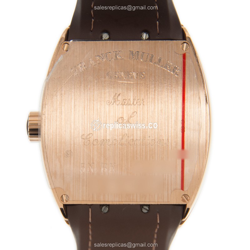 Franck Muller V 45 SC DT (5N.BN) VANGUARD Automatic 18kt Rose Gold