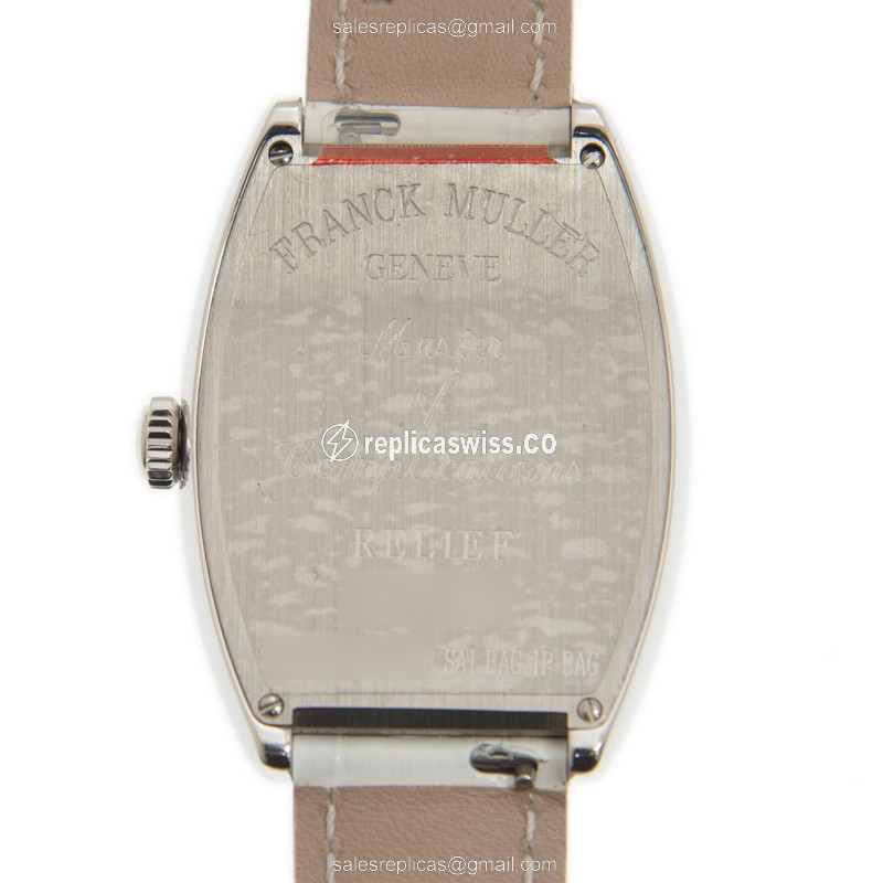 Franck Muller 2852 QZ REL QTR SAI BAG 1P BAG (AC) GENEVE Quartz Stainless Steel & Diamonds
