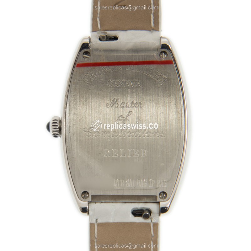 Franck Muller 1752 QZ REL QTR SAI BAG 1P BAG (AC) CINTREE CURVEX Quartz Stainless Steel & Diamonds